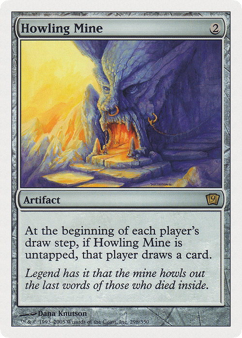 Howling Mine (9ED-298) - 9th Edition Foil