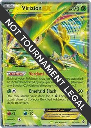 Virizion EX - 2014 (Andrew Estrada) 009/101  World Championship Decks - Ultra Rare