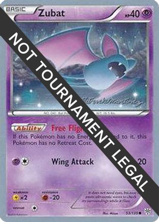 Zubat - 2015 (Patrick Martinez) 053/135  World Championship Decks - Common