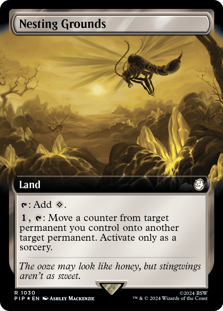 Nesting Grounds (Extended Art) (Surge Foil) (PIP-1030) - Fallout: (Extended Art) Foil