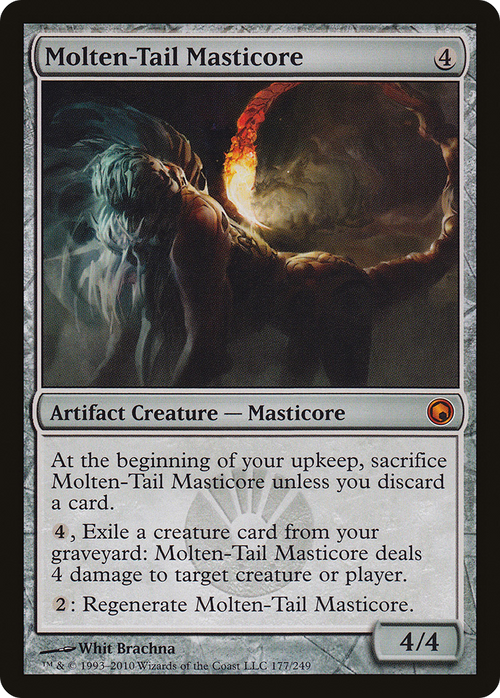 Molten-Tail Masticore (SOM-177) - Scars of Mirrodin