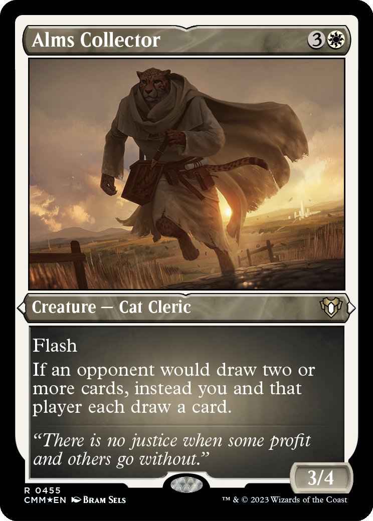 Alms Collector (Foil Etched) (CMM-455) - Commander Masters Foil