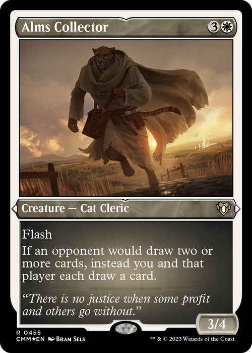 Alms Collector (Foil Etched) (CMM-455) - Commander Masters Foil