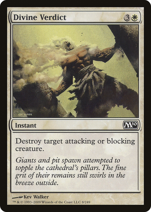 Divine Verdict (M10-008) - Magic 2010 Foil