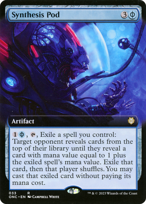 Synthesis Pod (Extended Art) (ONC-033) - Phyrexia: All Will Be One Commander: (Extended Art)
