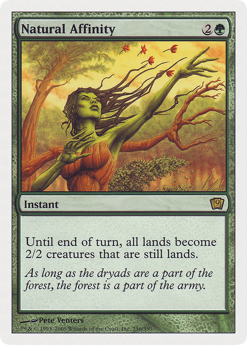 Natural Affinity (9ED-256) - 9th Edition Foil