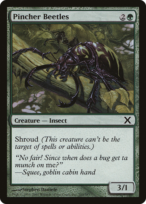 Pincher Beetles (10E-285) - Tenth Edition