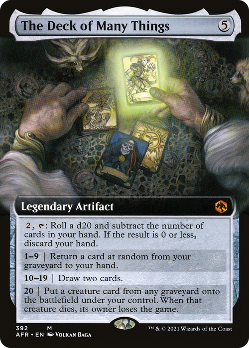 The Deck of Many Things (Extended Art) (AFR-392) - Adventures in the Forgotten Realms: (Extended Art)