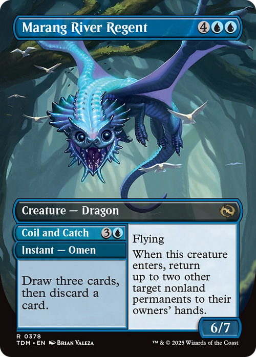 Marang River Regent (Borderless) (TDM-378) - Tarkir: Dragonstorm Foil