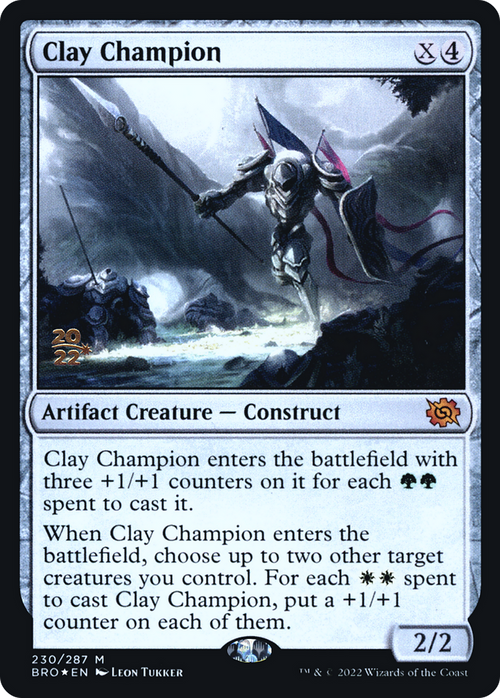 Clay Champion (PRE-230) - The Brothers' War Promos Foil