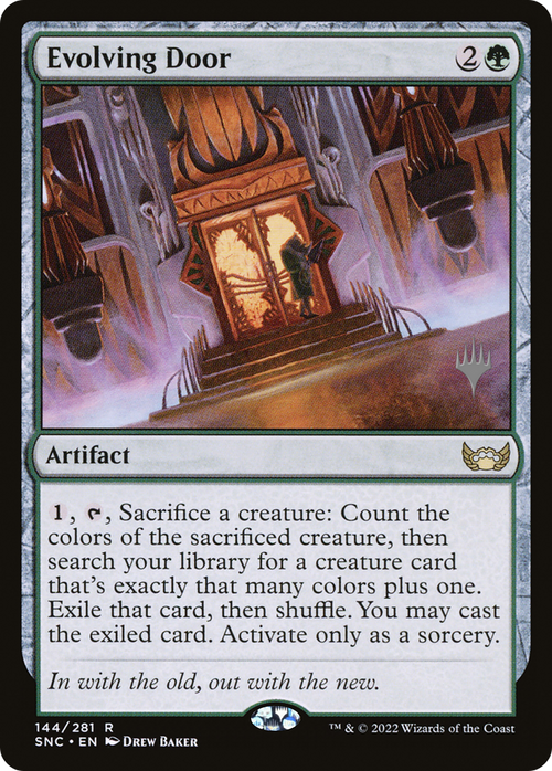Evolving Door (PPSNC-144) - Streets of New Capenna Promos Foil