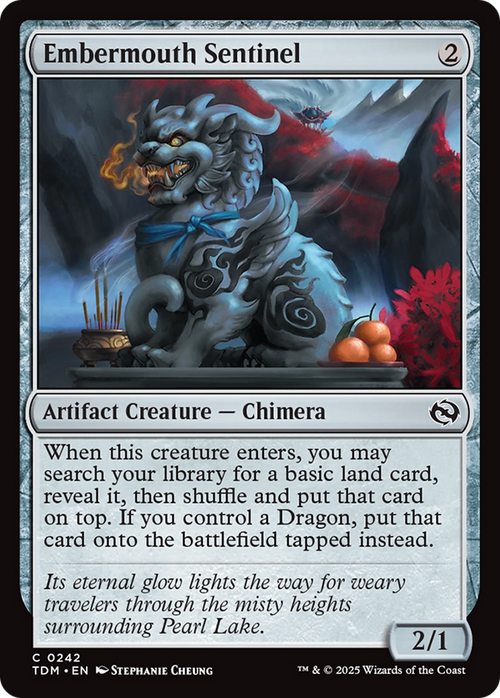 Embermouth Sentinel (TDM-242) - Tarkir: Dragonstorm Foil