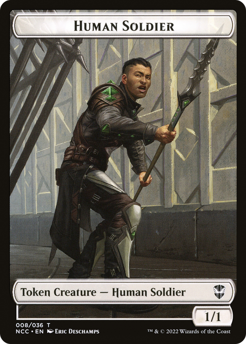 Human Soldier (TNCC-008) - New Capenna Commander Tokens Foil