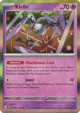 Klefki 096  - Holofoil SV01 Scarlet & Violet Base Set - Rare