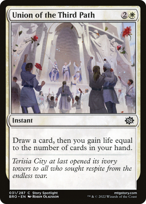 Union of the Third Path (BRO-031) - The Brothers' War Foil