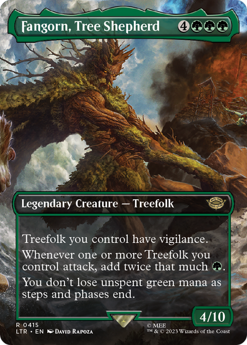 Fangorn, Tree Shepherd (Borderless) (LTR-415) - The Lord of the Rings: Tales of Middle-earth