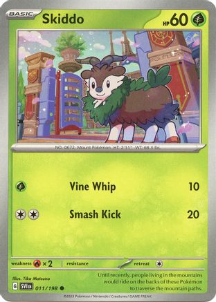 Skiddo 011  SV01 Scarlet & Violet Base Set - Common