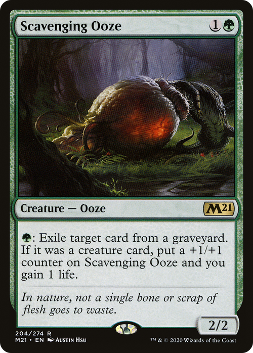 Scavenging Ooze (M21-204) - Core Set 2021 Foil