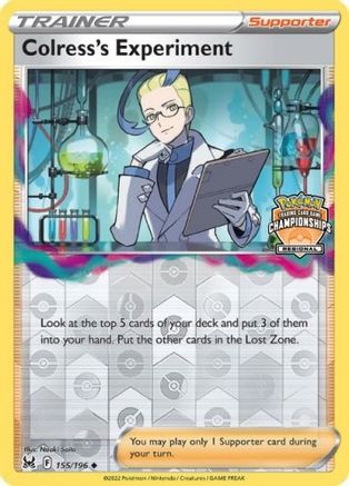 Colress's Experiment (Regional Championships)  - Reverse Holofoil League & Championship Cards - Promo