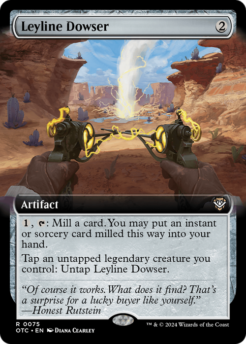 Leyline Dowser (Extended Art) (OTC-075) - Outlaws of Thunder Junction Commander: (Extended Art)
