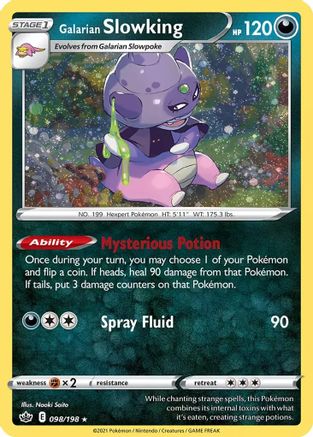 Galarian Slowking (Cosmos Holo) 098  - Holofoil Miscellaneous Cards & Products - Holo Rare