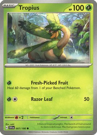 Tropius 007  SV01 Scarlet & Violet Base Set - Common