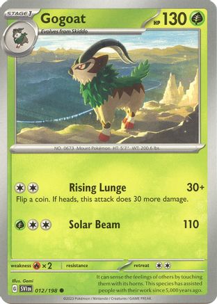 Gogoat 012  SV01 Scarlet & Violet Base Set - Common