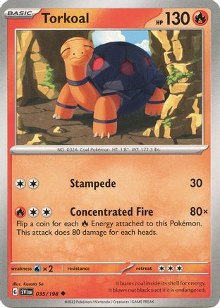 Torkoal 035  SV01 Scarlet & Violet Base Set - Uncommon