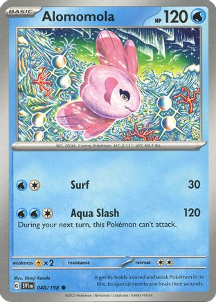 Alomomola 048  - Reverse Holofoil SV01 Scarlet & Violet Base Set - Common