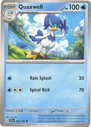 Quaxwell 053  - Reverse Holofoil SV01 Scarlet & Violet Base Set - Uncommon