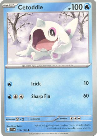 Cetoddle 059/198  SV01 Scarlet & Violet Base Set - Common