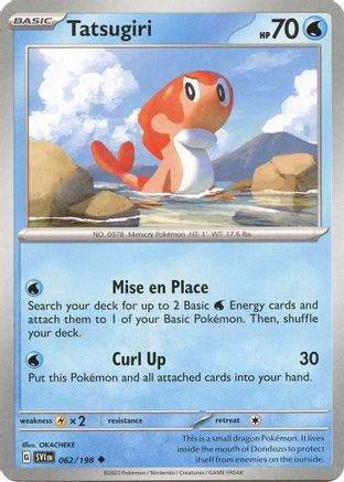 Tatsugiri 062  - Reverse Holofoil SV01 Scarlet & Violet Base Set - Uncommon