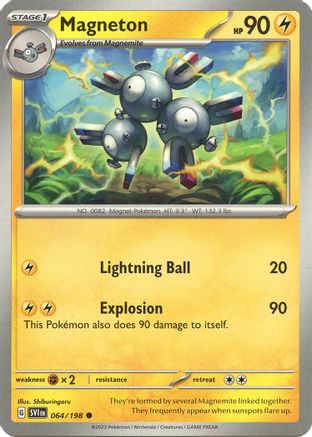 Magneton 064  SV01 Scarlet & Violet Base Set - Common