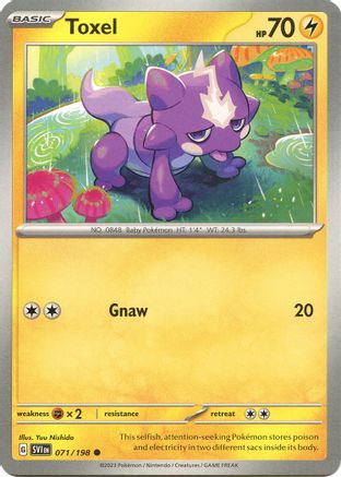 Toxel 071  SV01 Scarlet & Violet Base Set - Common