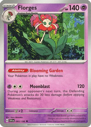 Florges 093  SV01 Scarlet & Violet Base Set - Uncommon