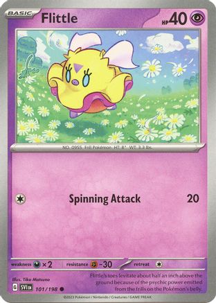 Flittle 101/198  - Reverse Holofoil SV01 Scarlet & Violet Base Set - Common