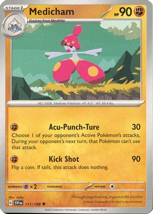 Medicham 111/198  SV01 Scarlet & Violet Base Set - Uncommon