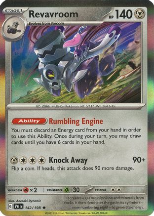 Revavroom 142  - Holofoil SV01 Scarlet & Violet Base Set - Rare