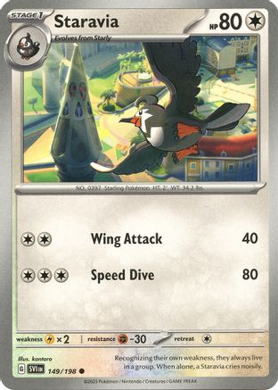 Staravia 149  SV01 Scarlet & Violet Base Set - Common