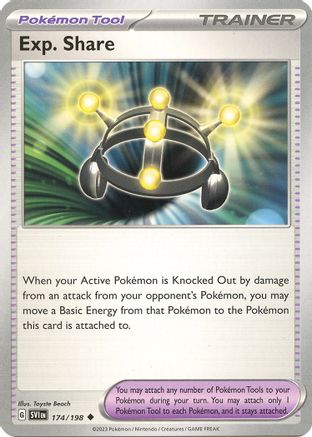 Exp. Share 174  - Reverse Holofoil SV01 Scarlet & Violet Base Set - Uncommon