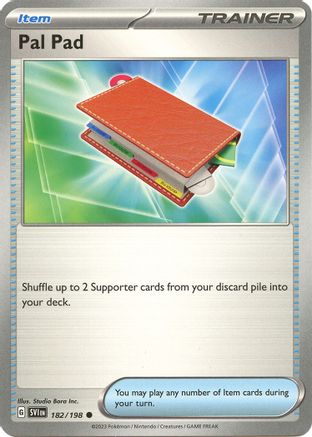 Pal Pad 182  SV01 Scarlet & Violet Base Set - Common