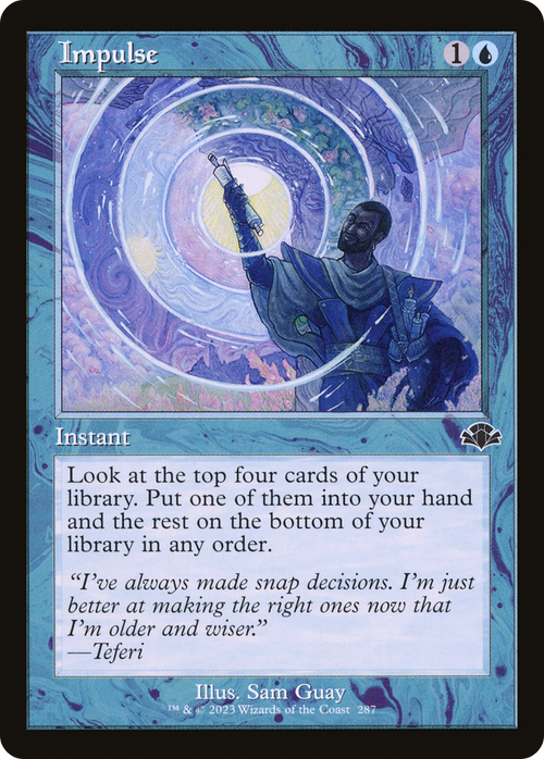 Impulse (Retro Frame) (DMR-287) - Dominaria Remastered