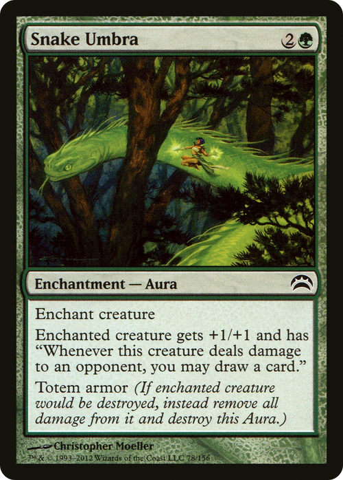 Snake Umbra (PC2-078) - Planechase 2012 Foil