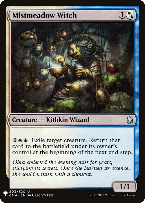 Mistmeadow Witch (CMA) (LIST-CMA-203) - The List