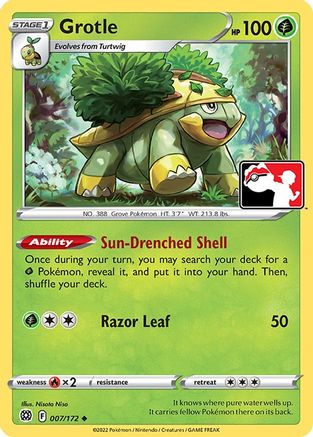 Grotle 007  Prize Pack Series Cards - Uncommon