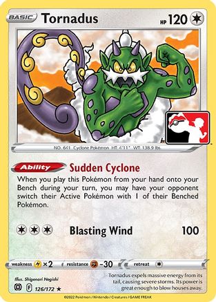Tornadus/172  Prize Pack Series Cards - Rare