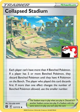 Collapsed Stadium/172  Prize Pack Series Cards - Uncommon