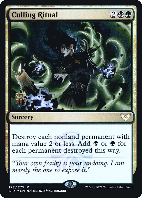 Culling Ritual (PRE-172S) - Strixhaven: School of Mages Promos Foil