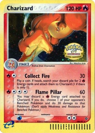 Charizard - 100/97 (National Championships)/97  - Holofoil League & Championship Cards - Promo