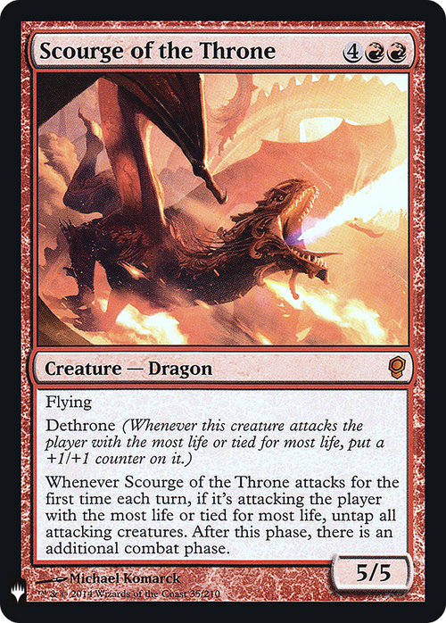 Scourge of the Throne (PLST-CNS-35) - The List Foil